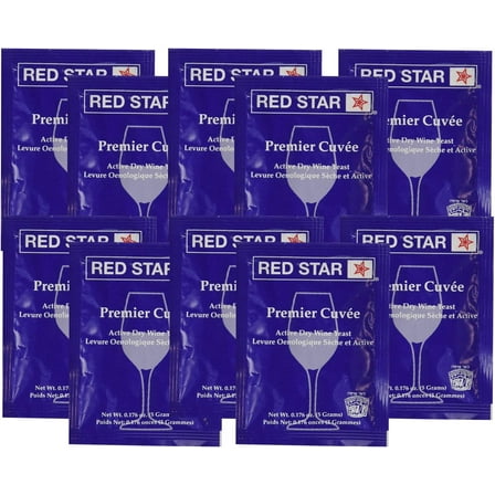 Premier Cuvee (10 Packs) Wine Yeast by Red Star