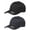 BLACK & DARK NAVY, variant on Men's Adult Baseball Wooly 6-Panel Cap