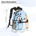 thumbnail image 2 of Kowoue Bluey Pattern Casual Backpack – School Backpack Lightweight & Ergonomic Design, Water-Resistant, Spacious & Comfortable, Travel, 2 of 6