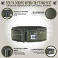 thumbnail image 3 of Element 26 Self-Locking Weight Lifting Belt - Premium Weightlifting Belt for Serious Functional Fitness & Olympic Lifting Athletes - Lifting Belt for Men and Women, 3 of 6
