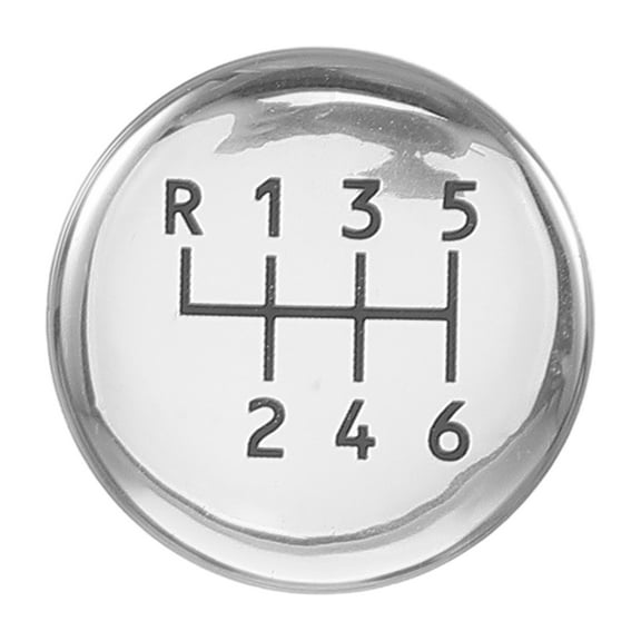 Soimiss Round Stick Shift Sticker Manual Transmission Gear Decal for Car Interior
