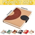 thumbnail image 2 of A5 Leather Journal Notebook 170 Pages Lined Notepad with Magnetic Closure Stationery Supplies - Brown, 2 of 5