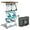 Dark Wood - Gray, variant on M&T Displays Foldable Counter with Steel Literature Holder and Carrying Bag, Magazine Rack, Brochure Display Stand, Catalog Leaflet, Flier for Fair, Conference, Showroom (Black, 2x(8.5x11))