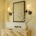 thumbnail image 5 of TEHOME Oil Rubbed Bronze Metal Framed Pivot Rectangle Bathroom Mirror 20x24", 5 of 7