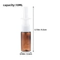 thumbnail image 5 of SEWCHICS 10Pcs Reusable Brown Plastic Spray Bottles with Universal Neck for Nasal Mist and Skincare Use, 5 of 8