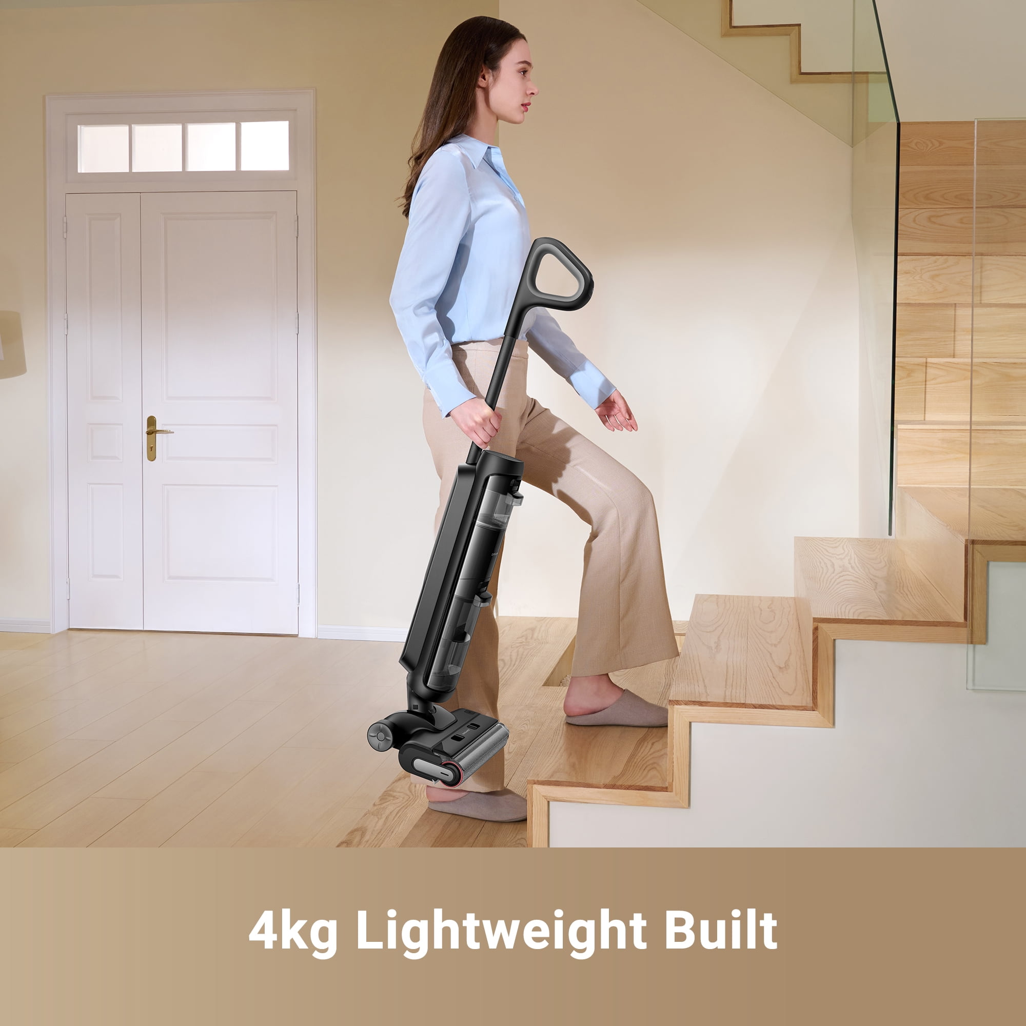 Dreame Cordless Wet/Dry Vacuum Cleaner, Dual-Edge Brushes, 600ml water tank, Self-Propulsion, K20