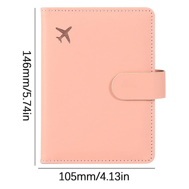 Yhmxh Organizadores y almacenamiento Bolsa de cuero para pasaporte con múltiples ranuras para tarjetas y protector de documentos multifuncional. Almacenamiento de ducha Almacenamiento de juguetes