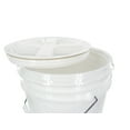 thumbnail image 2 of White 2 Gallon Bucket With Gamma Seal Lid (5), 2 of 3
