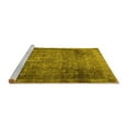 thumbnail image 2 of Ahgly Company Machine Washable Indoor Square Persian Yellow Traditional Area Rugs, 3' Square, 2 of 4
