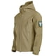 thumbnail image 1 of Chaqueta de piel de tiburón para exteriores, suave caparazón polar, para hombre y mujer, otoño e invierno, resistente al viento, impermeable, transpirable, cálida, tres en uno, 1 of 6