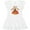AA-White, variant on Happy Thanksgiving Cute Turkey in Pilgrim Hat Girls Toddler Dress