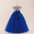 thumbnail image 2 of EnJoCho Flower Girl Dress Applique Tulle Dresses Wedding Guest Communio𝗇 Birthday Par𝗍y Pageant Baptism Princess Gown Teenage Wedding Dress Fl𝗈wy, 2 of 9