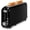 Black, variant on 2-Slice Slim Toaster, 6 Shade Settings with Cancel, Reheat & Defrost, 10" Long Slot, Auto Shut off, Removable Crumb Tray, Pink