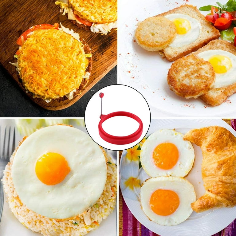 New Silicone Egg Fried Mold Ring Pancake Maker Convenient Kitchen