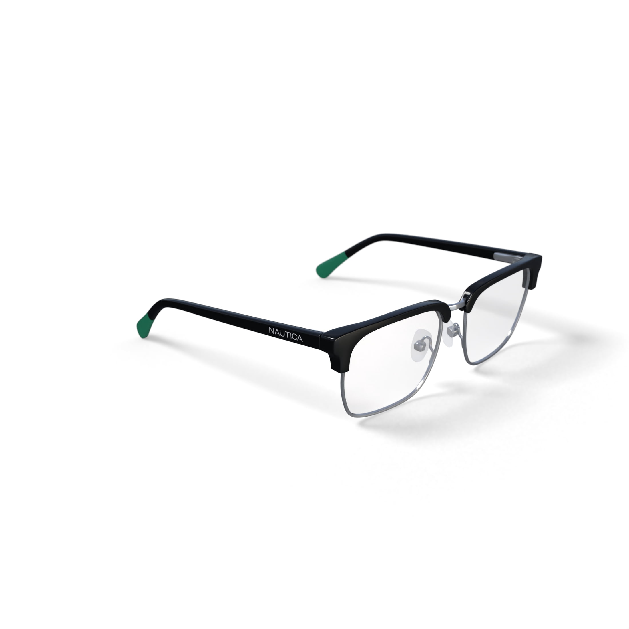 Nautica Youth NBO207 Prescription Eyeglasses with Case, Black
