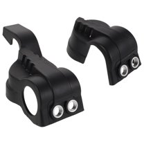 HONMEET Motorcycle Shock Absorber Protective Cover Black ABS Durable Fork Guard for Offroad Use 1 Set