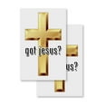 thumbnail image 4 of A-frame Sidewalk Got Jesus 24" x 36" Double Sided A-Frame Sidewalk Sign, Includes 2 Installed Vinyl Decals | Foldable Portable White Signicade Sandwich Board Signs, 4 of 5