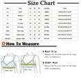 thumbnail image 3 of YWDJ Bras for Women Full Coverage Padded Front Closure Lounge Bras Wirefree Comfortable Bras Adjustable Straps Push up Wrap Bras Padded Plus Size Lace Comfy Bras Sleep Bras Beige M, 3 of 9
