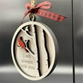 thumbnail image 4 of Cardinal Christmas Ornaments Wooden Sympathy Grief Gift Cardinals Memorial Ornament Decorations Holiday Hanging Ornament Tree Decor Supplies for Tree Door Remembrance Condolence Gifts, 4 of 5