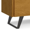 thumbnail image 3 of Simpli Home Lowry 39 inch Wide Solid Wood Modern Industrial Medium Storage Cabinet in Oak Veneer, 3 of 13