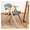 Style-3, variant on Folding Chairs Accent Dining Chair with Armrest,Wooden Stackable Living Room Chairs with Padded Seats Assembled Folding Extra Chair for Guests Kitchen Office Party