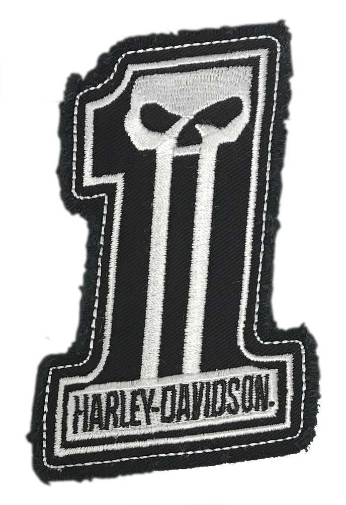 Harley Davidson Dark Custom 1 Skull Frayed Emblem Patch 4 X 3 Inches White Harley Davidson Walmart Com Walmart Com