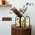 thumbnail image 6 of vlrwzc Mini Folding Screen, 3 Panel Divider, Chinese Style Vintage Desktop Folding Screen Feng Shui Ornaments for Home Office New Year Decoration, 6 of 7