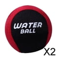 thumbnail image 1 of DYNWAVECA 2x Balle Rebondissante pour Jeu de Piscine Rouge Noir, 1 of 10
