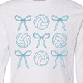 thumbnail image 4 of Inktastic Volleyball and Bow Sports Preppy Shirt Long Sleeve Youth T-Shirt, 4 of 5