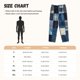 thumbnail image 3 of Balery Indigo Patchwork Quilt Pantalones de pijama para mujer, pijamas ultraligeros, pantalones de estar por casa-Small, 3 of 6