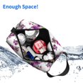 thumbnail image 4 of Uemuo Rose Flowers Pattern Portable Toiletry Bags with Handle, Waterproof travel Make up Bags for Women, Large Capacity Travel Cosmetic Bags, 4 of 9