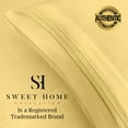 thumbnail image 6 of Sweet Home Collection 1500 Series Bed Sheets - Extra Soft Microfiber Deep Pocket Sheet Set - Yellow, Split King, 6 of 6