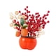 thumbnail image 5 of Cubo de bendición de flores falsas Macarena ramo artificial decoración Año Nuevo chino, 5 of 8