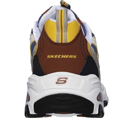 skechers d lites mens yellow