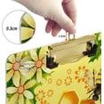 thumbnail image 4 of FMSHPON Flowers Bees Honeycomb Clipboard Hardboard Wood Nursing Clip Board and Pull for Standard A4 Letter 13x9 inches, 4 of 8
