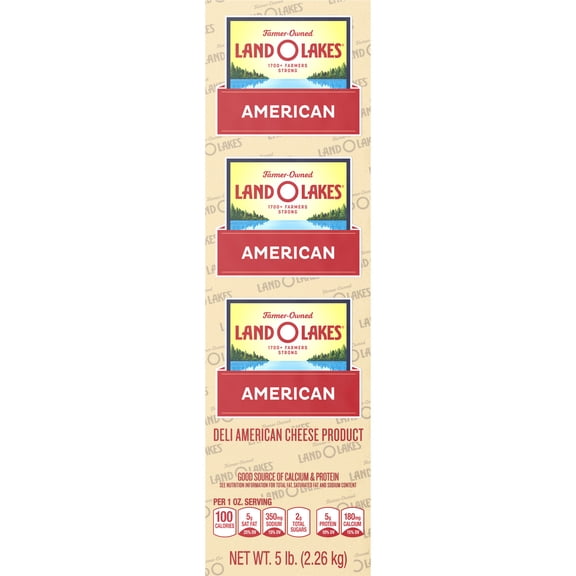 Land O Lakes White Deli American Cheese Product, Deli Sliced to Order