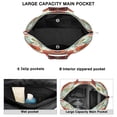 thumbnail image 2 of Exotic Paisley Artwork Duffel Bohemian Chic Weekender Bag with Artistic Floral Pattern, Vintage Mala Inspired Design, 2 of 5