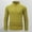 Yellow, variant on Turtleneck Mens Long Sleeve T Shirt Fall Winter Shirts for Men Plus Size Black Slim Half Zipper Running Soft Shirts,3XL
