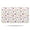 Pioneer Flower Floral Print Pattern-1, variant on Pioneer Flower Floral Print Pattern Non Slip Microfiber Bathroom Rugs, Soft Rubber Backing Bath Mats for Bathroom Floor Tub and Shower,17"x47"