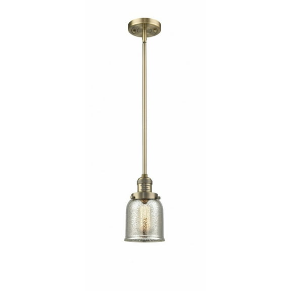 Innovations 1-LT Small Bell 5" Mini Pendant - Brushed Brass - 201S-BB-G58