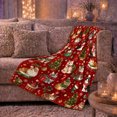 thumbnail image 6 of Christmas Cats Holiday Pattern Decorates, Festive Pet Portrait Pattern, Warm Flannel Blanket for Living Room and Reading Nook, Cat Lovers Christmas Gift, Pet Lover Home Decor, 6 of 9