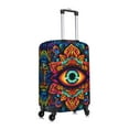 thumbnail image 6 of Cauagu Vibrant Psychedelic Eye Print Travel Luggage Cover,Travel Dust-proof Suitcase Cover Softside Suitcase Protector for 18-32inch,Not Included Suitcase, 6 of 8