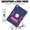 thumbnail image 5 of Allytech iPad 10.2" Case 9th Gen, iPad 10.2" Case 8th 7th Gen, Without Screen Protector Heavy Duty Shockproof Rugged Protective Kickstand Case Cover for Apple iPad 10.2 Inch 2021/2020/2019, Blue/Rose, 5 of 5
