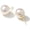 Dazzle White - 10 MM, variant on Big Pearl Earrings for Women, Oversize 14/12/10mm Classic Round Strong Light Simulated Shell Pearl Earrings 14K Gold Plated Sterling Silver Stud(14 MM)[u2765]