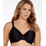 PLAYTEX Black Stripe Secrets Perfectly Full Coverage Bra, US 38DD, UK 38DD, NWOT