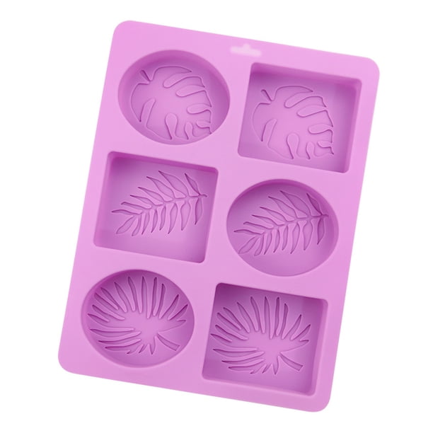 Injueey Molde para pastel de Mousse en forma de hoja de 6 rejillas, postre de repostería, molde para hacer Sugarcraft, Chocolate, hornear para Herramientas y accesorios para hornear Injueey HA081111-00B