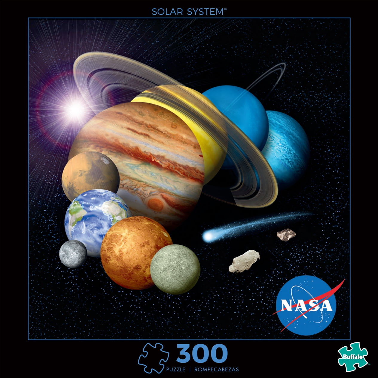NEW SEALED 1000 Pieces Jigsaw Puzzle Space Planets 50x70 cm USA 19 ¾ x 27 ½ in 