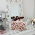 thumbnail image 5 of Travel Floral Cosmetic Bag - Portable Quilted Makeup Organizer for Beauty and Storage Solutions, 5 of 6