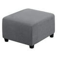 thumbnail image 1 of Housse Extensible pour Pouf Housse de Pouf Carrée Meuble Tabouret de Rangement Pliant Meuble Housse Douce avec Bas Élastique, 1 of 8