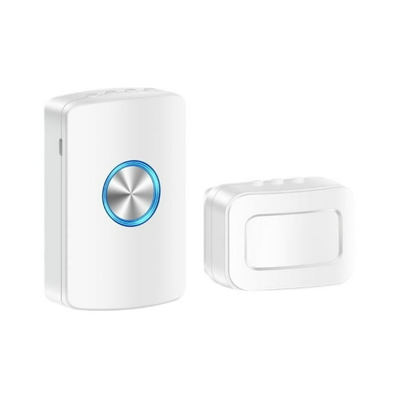 Timbre Inalámbrico con Sensor de Movimiento IR de CC para Casa o Tienda, Alerta de Entrada, 45 Tonos, Color .